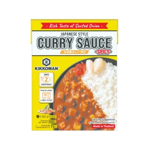 Japanese Style Curry Sauce Spicy เจแปนนิส สไตล์ เคอรี่ ซอส-สไปซี่ (ซอสแกงกะหรี่รสเผ็ด สำหรับราดหน้าอาหาร) ขนาด 380g