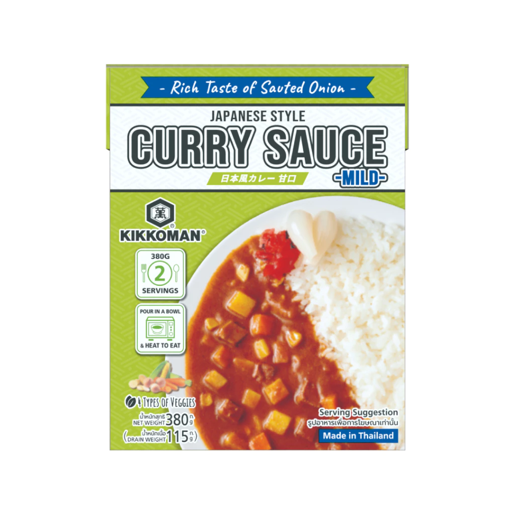 Japanese Style Curry Sauce Mild เจแปนนิส สไตล์ เคอรี่ ซอส-ไมล์ด (ซอสแกงกะหรี่รสเผ็ดน้อย สำหรับราดหน้าอาหาร) ขนาด 380g